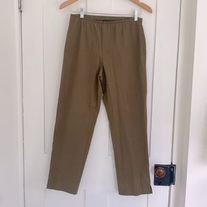 Cropped pants with slight stretch